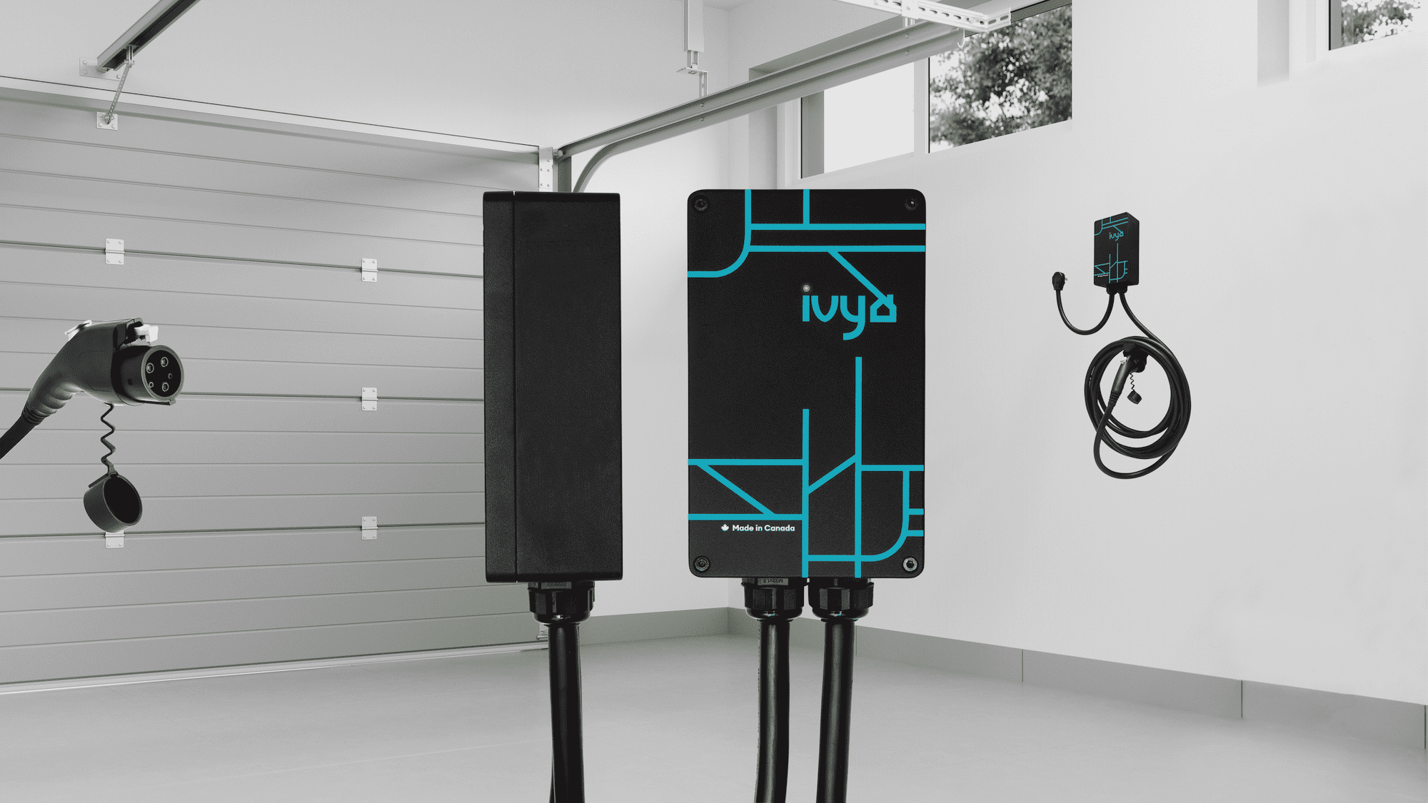 A Level 2 home charger by Ivy Charging Network
